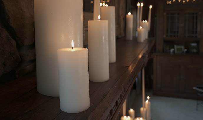 Thymes Candles fill your home with welcoming scents. 