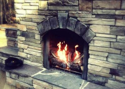 Heat Glow Outdoor Gas Fireplace