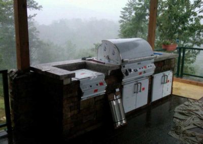 Outdoor Kitchen in Lake Lure